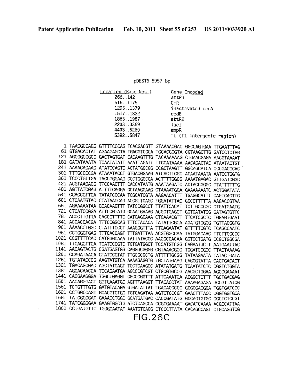 COMPOSITIONS AND METHODS FOR USE IN RECOMBINATIONAL CLONING OF NUCELIC ACIDS - diagram, schematic, and image 56