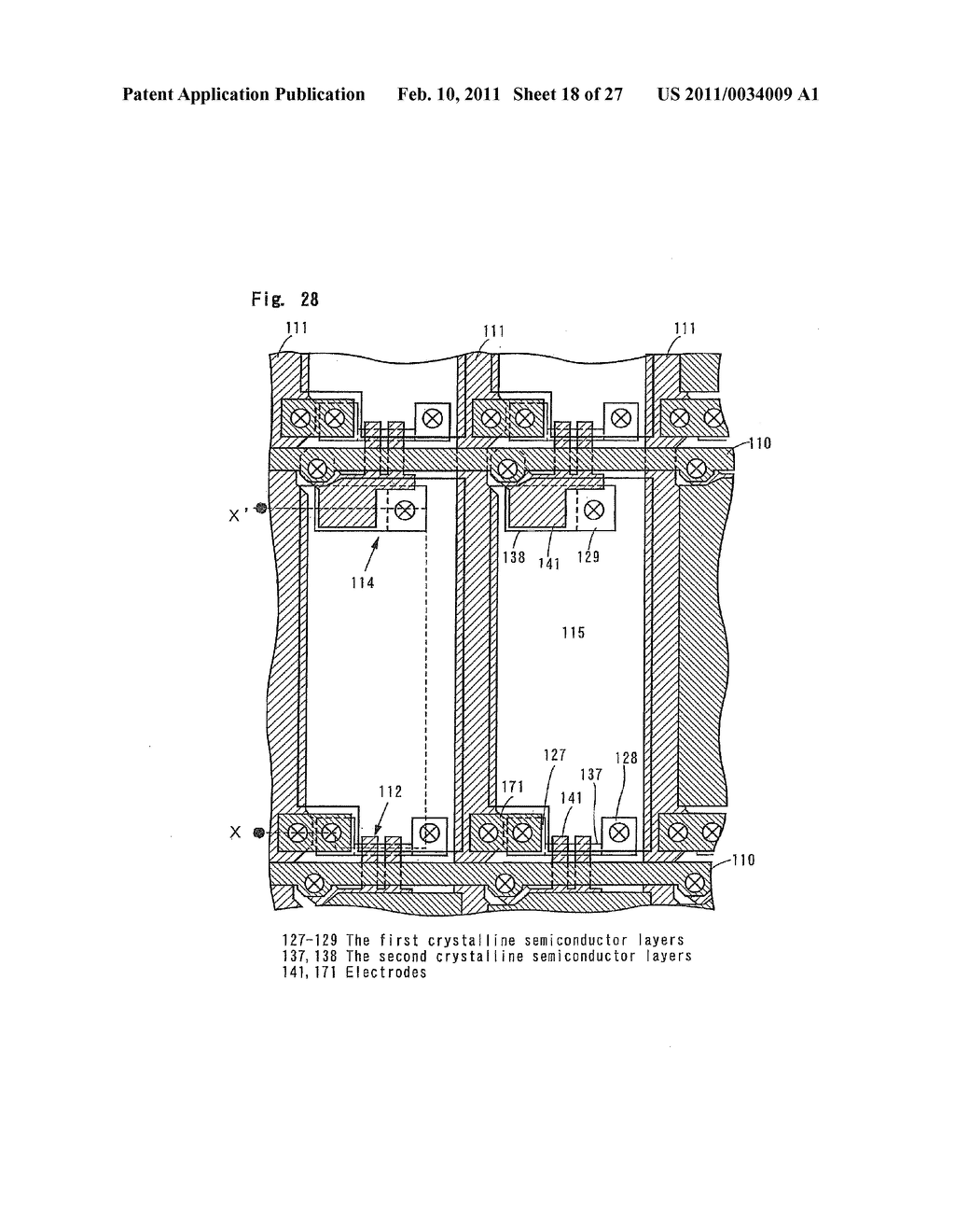 SEMICONDUCTOR DEVICE AND METHOD OF FABRICATING THE SAME - diagram, schematic, and image 19