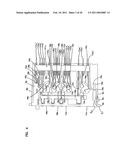 HORIZONTALLY ALIGNED JACK MOUNTS WITH VERTICALLY STAGGERED JACK BORES diagram and image