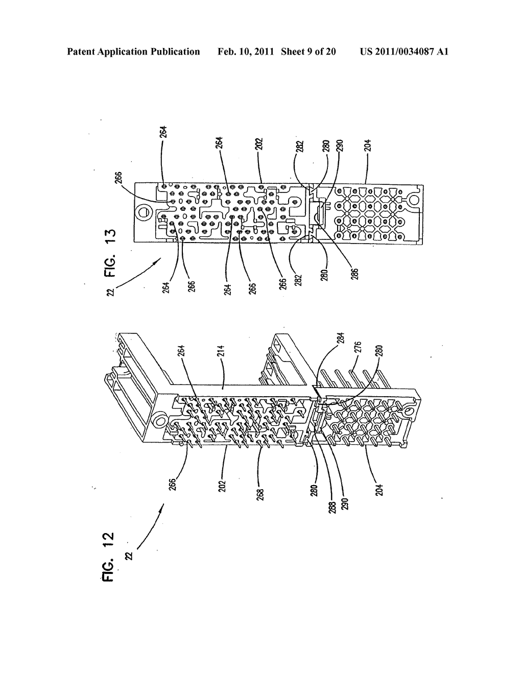 HORIZONTALLY ALIGNED JACK MOUNTS WITH VERTICALLY STAGGERED JACK BORES - diagram, schematic, and image 10