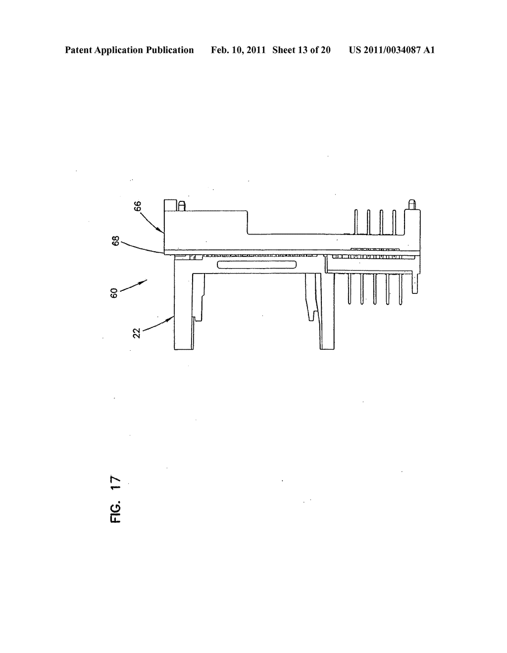 HORIZONTALLY ALIGNED JACK MOUNTS WITH VERTICALLY STAGGERED JACK BORES - diagram, schematic, and image 14