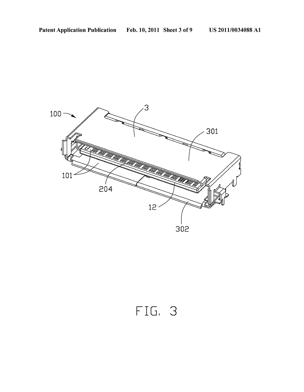 ELECTRICAL CONNECTOR HAING HIGH DENSITY CONTACTS FOR MINIATURIZATION - diagram, schematic, and image 04