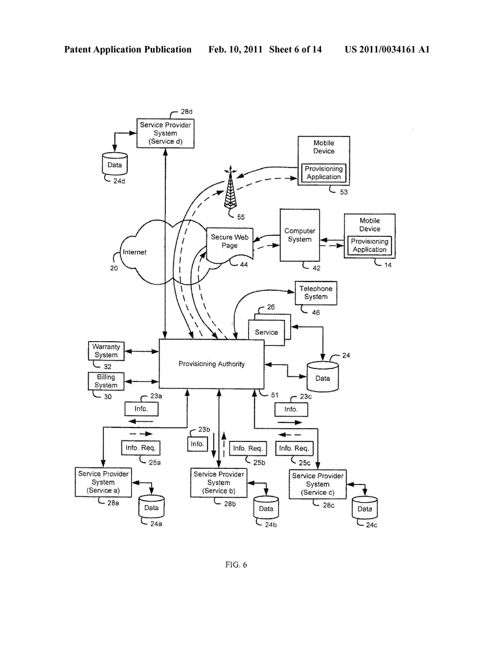 SYSTEM AND METHOD FOR REAL TIME SELF-PROVISIONING FOR A MOBILE COMMUNICATION DEVICE - diagram, schematic, and image 07