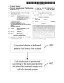 METHOD, TERMINAL, AND SYSTEM FOR CELL RESELECTION diagram and image