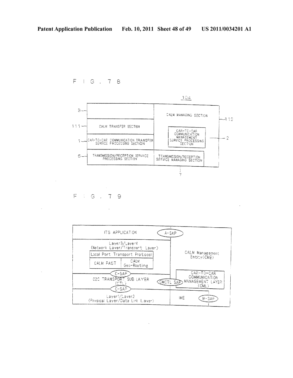 ON-BOARD COMMUNICATION DEVICE AND COOPERATIVE ROAD-TO-VEHICLE/VEHICLE-TO-VEHICLE COMMUNICATION SYSTEM - diagram, schematic, and image 49