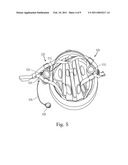 DEVICE FOR MOUNTING COMMUNICATION HEADSET TO SPORTS HELMETS AND THE LIKE diagram and image