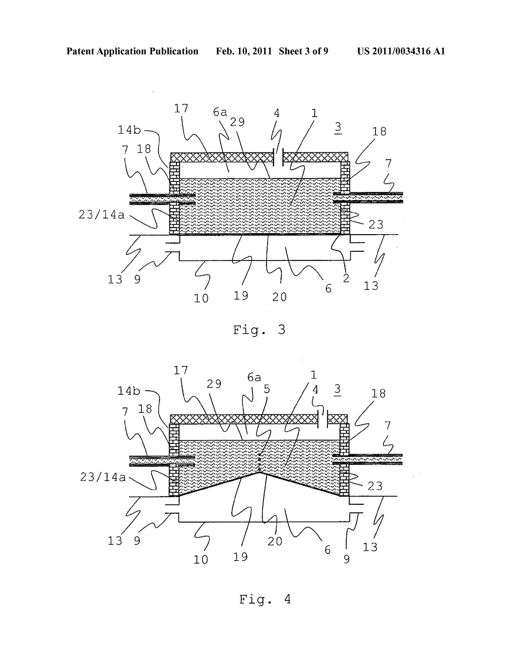 Device and method for the continuous fining of glasses with high purity requirements - diagram, schematic, and image 04