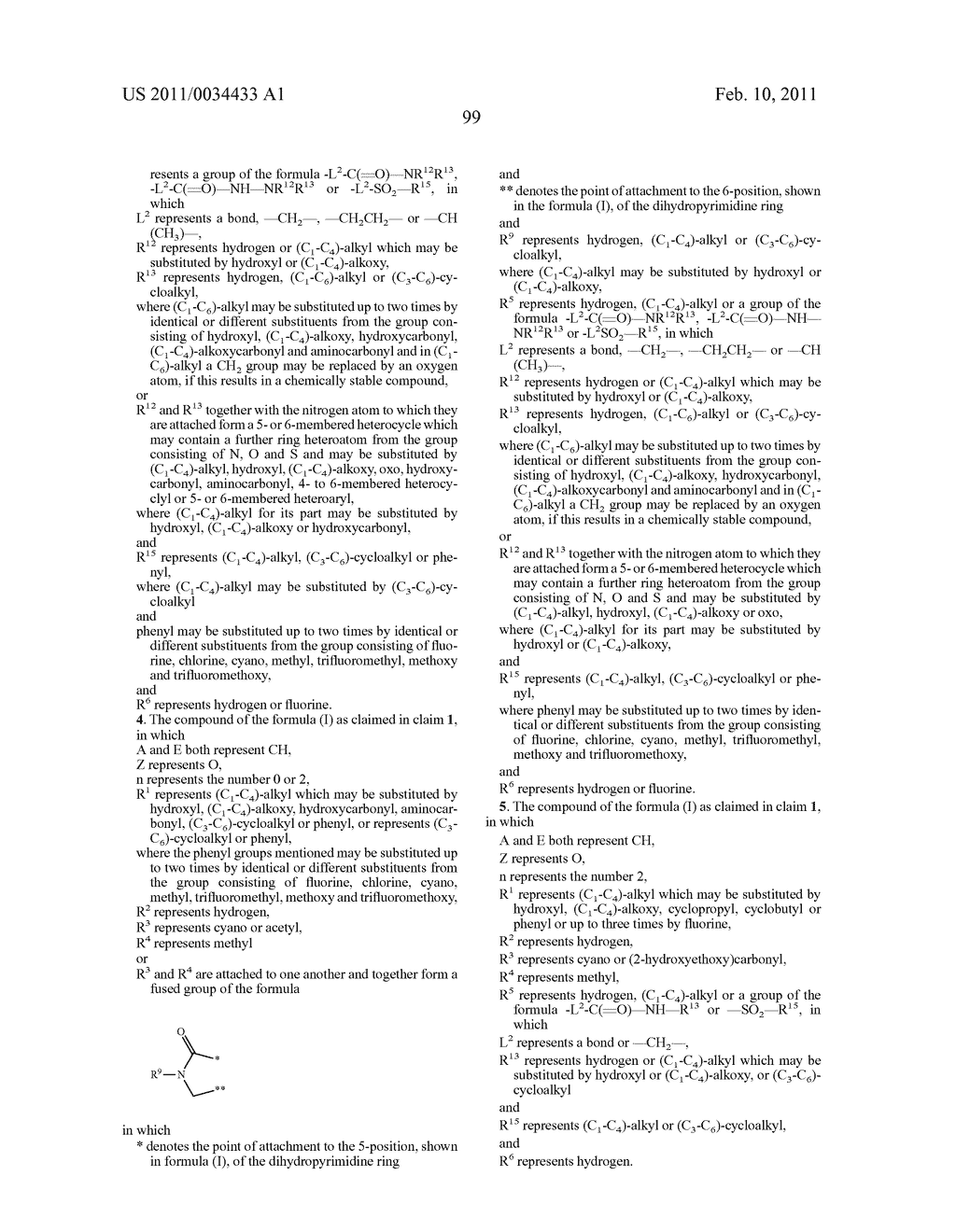 4-(4-CYANO-2-THIOARYL)DIHYDROPYRIMIDINONES AND THEIR USE - diagram, schematic, and image 100