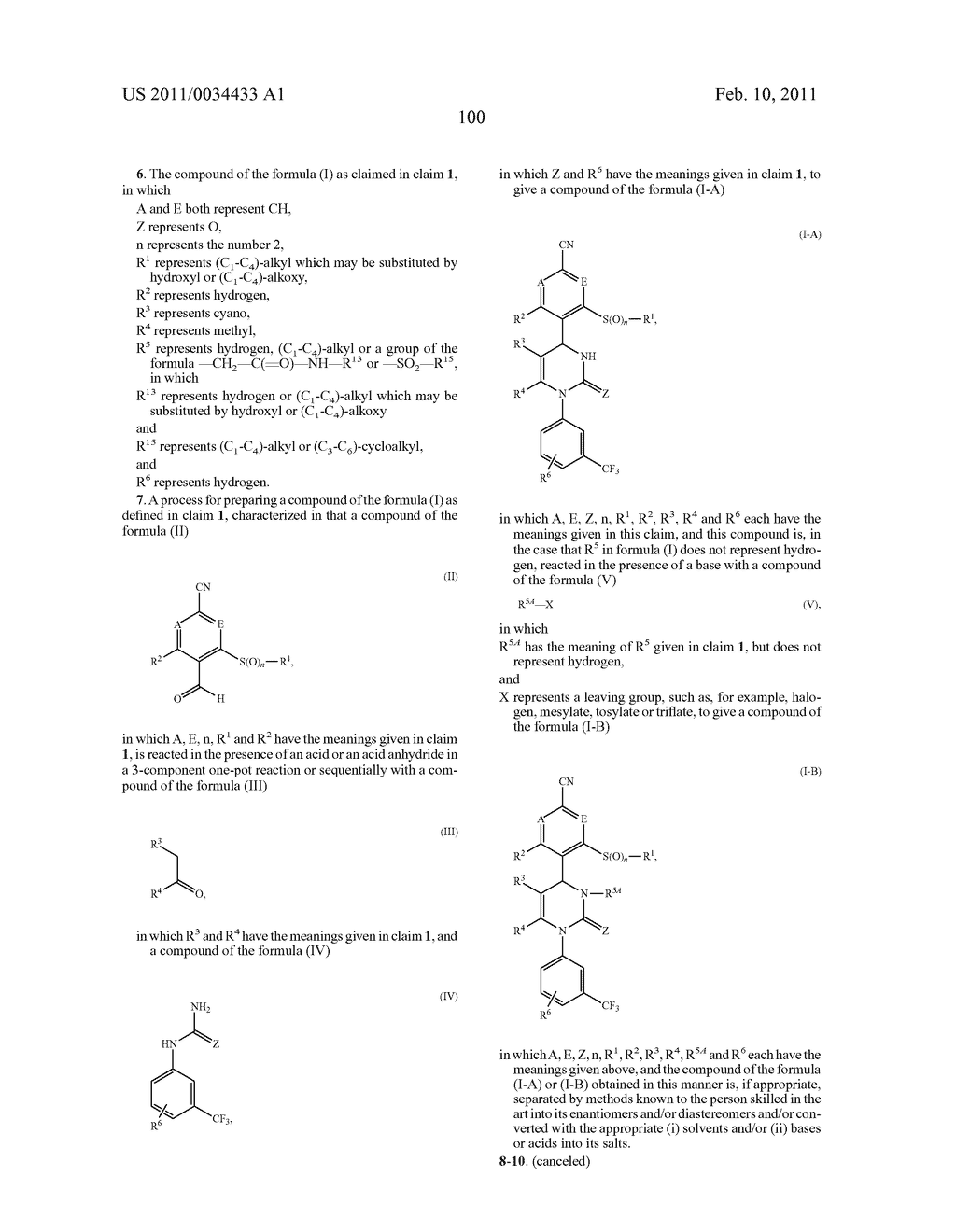 4-(4-CYANO-2-THIOARYL)DIHYDROPYRIMIDINONES AND THEIR USE - diagram, schematic, and image 101