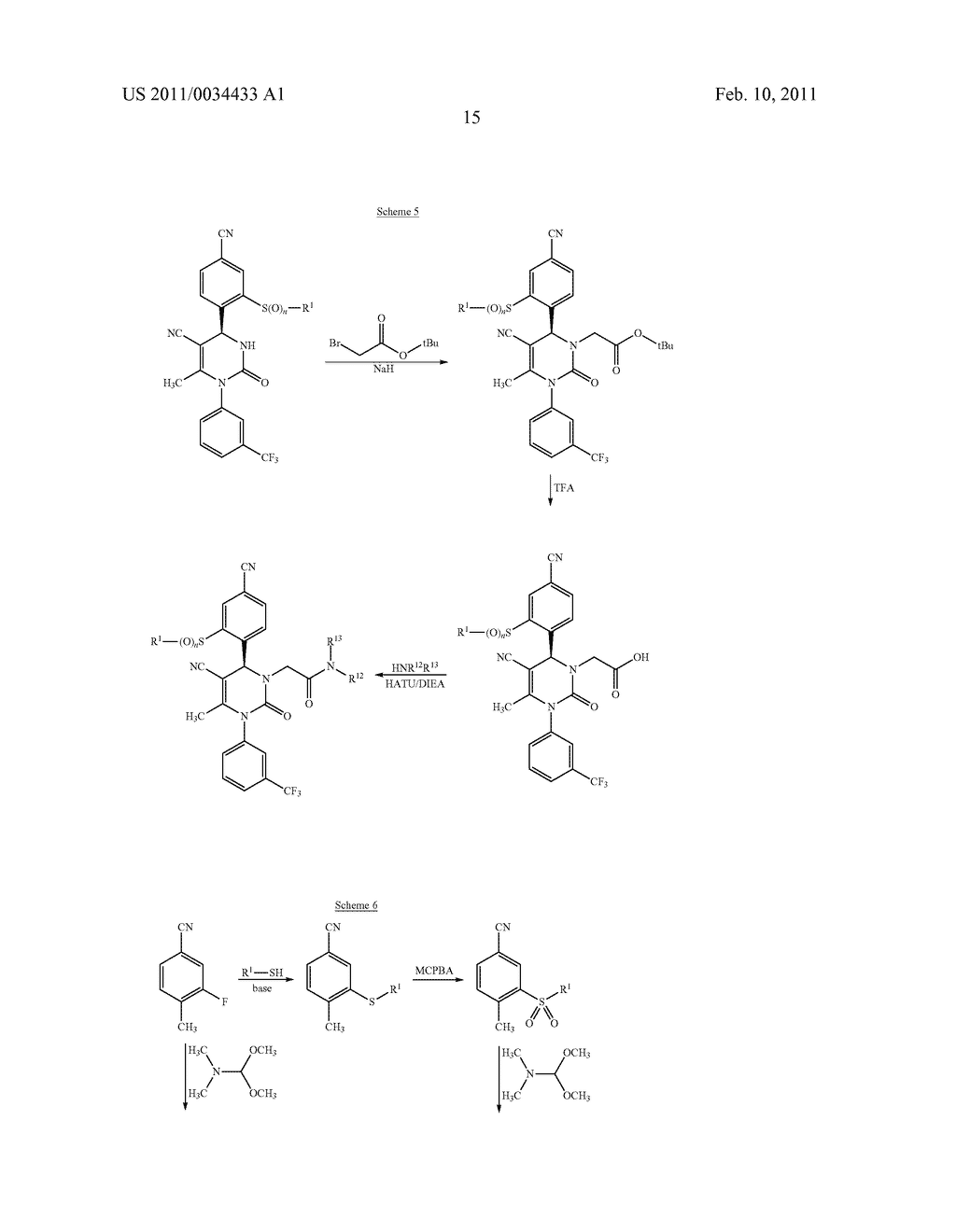 4-(4-CYANO-2-THIOARYL)DIHYDROPYRIMIDINONES AND THEIR USE - diagram, schematic, and image 16