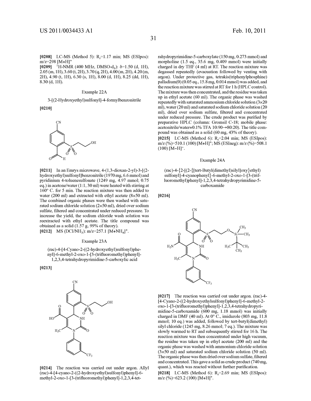 4-(4-CYANO-2-THIOARYL)DIHYDROPYRIMIDINONES AND THEIR USE - diagram, schematic, and image 32