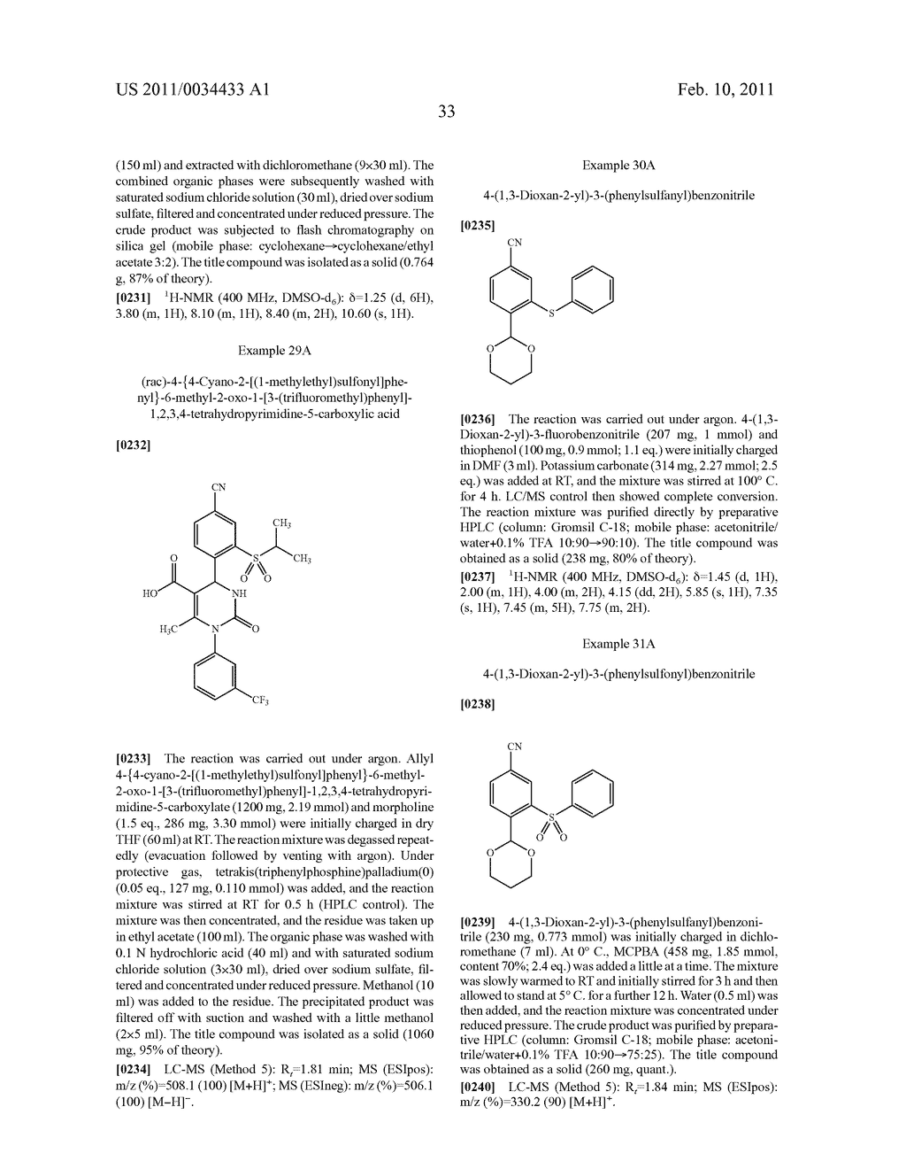 4-(4-CYANO-2-THIOARYL)DIHYDROPYRIMIDINONES AND THEIR USE - diagram, schematic, and image 34