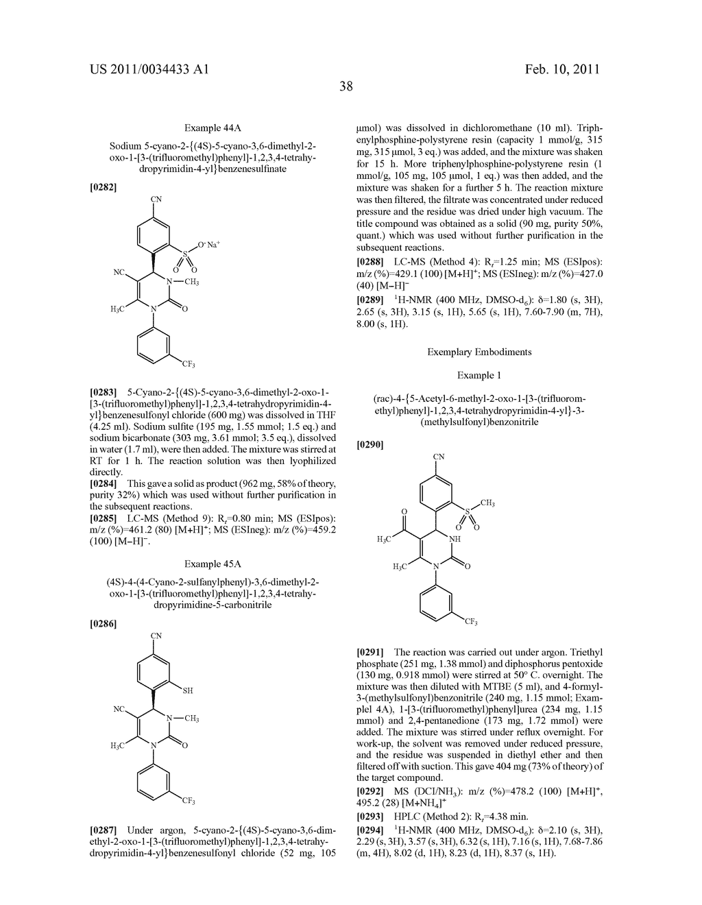 4-(4-CYANO-2-THIOARYL)DIHYDROPYRIMIDINONES AND THEIR USE - diagram, schematic, and image 39