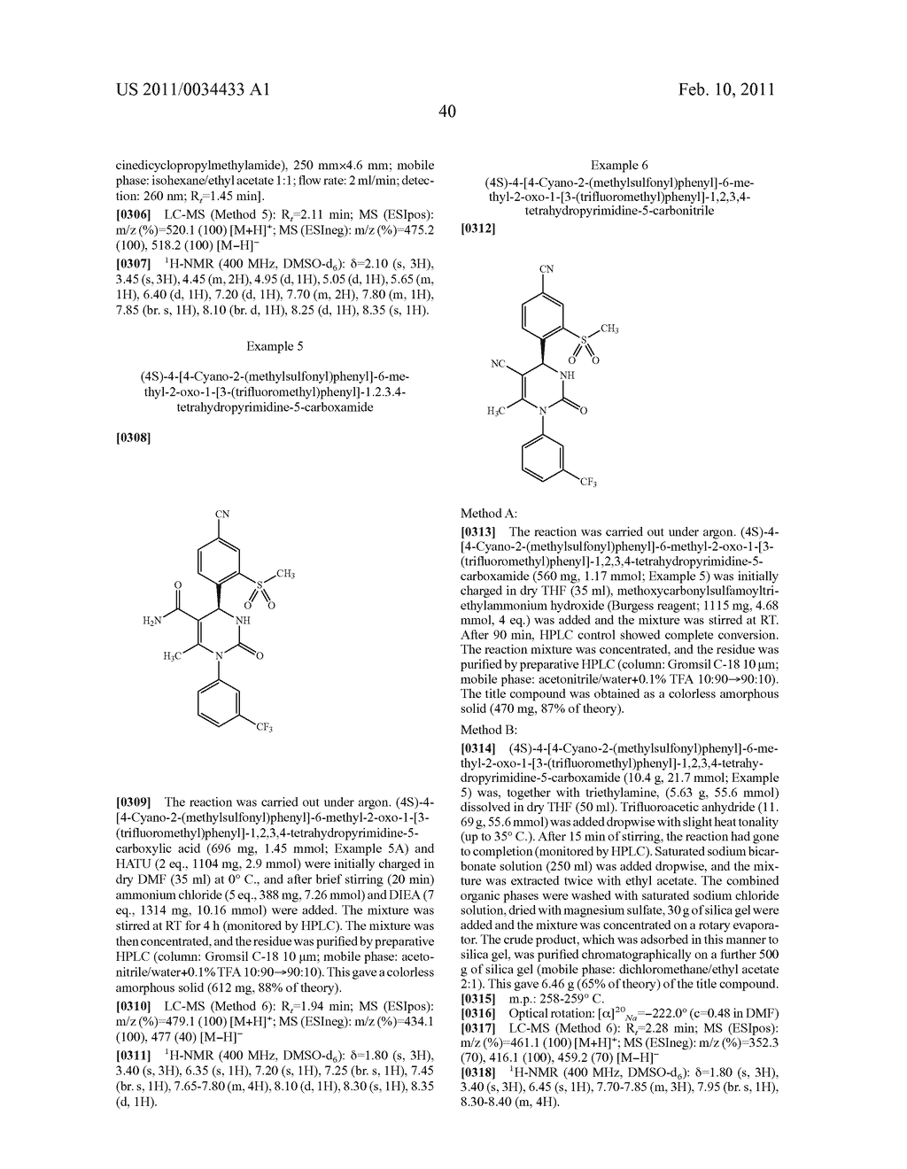 4-(4-CYANO-2-THIOARYL)DIHYDROPYRIMIDINONES AND THEIR USE - diagram, schematic, and image 41