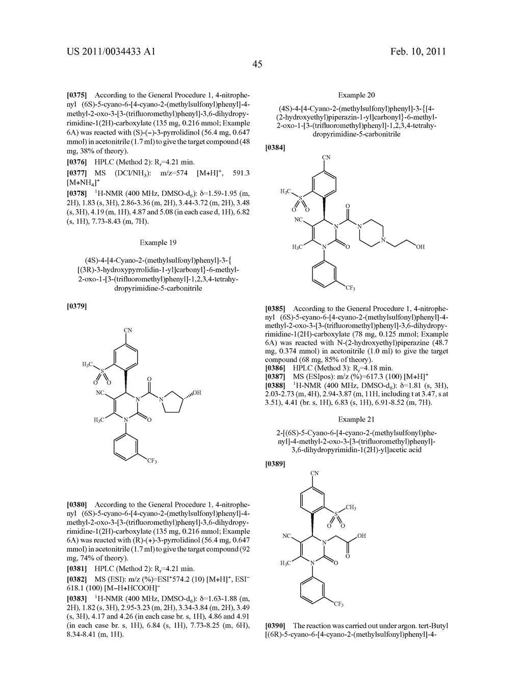 4-(4-CYANO-2-THIOARYL)DIHYDROPYRIMIDINONES AND THEIR USE - diagram, schematic, and image 46