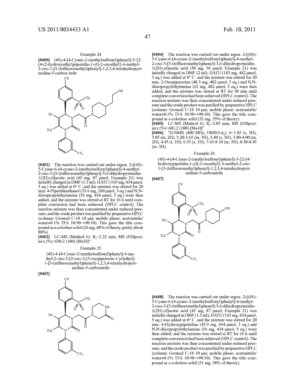 4-(4-CYANO-2-THIOARYL)DIHYDROPYRIMIDINONES AND THEIR USE - diagram, schematic, and image 48