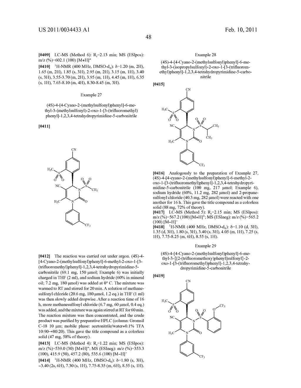4-(4-CYANO-2-THIOARYL)DIHYDROPYRIMIDINONES AND THEIR USE - diagram, schematic, and image 49