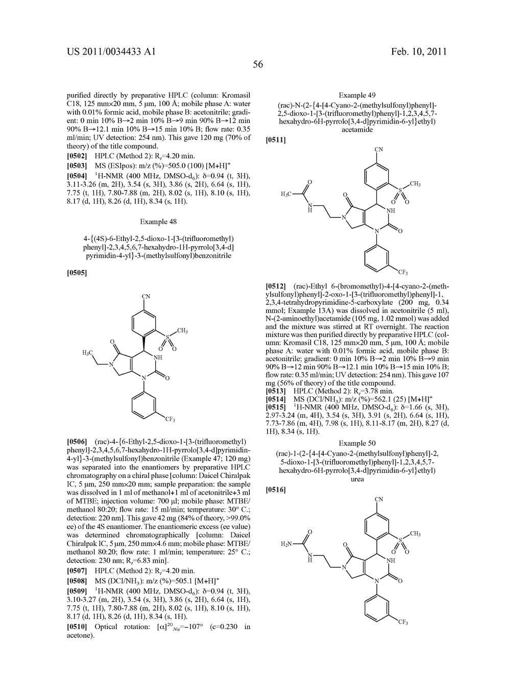 4-(4-CYANO-2-THIOARYL)DIHYDROPYRIMIDINONES AND THEIR USE - diagram, schematic, and image 57