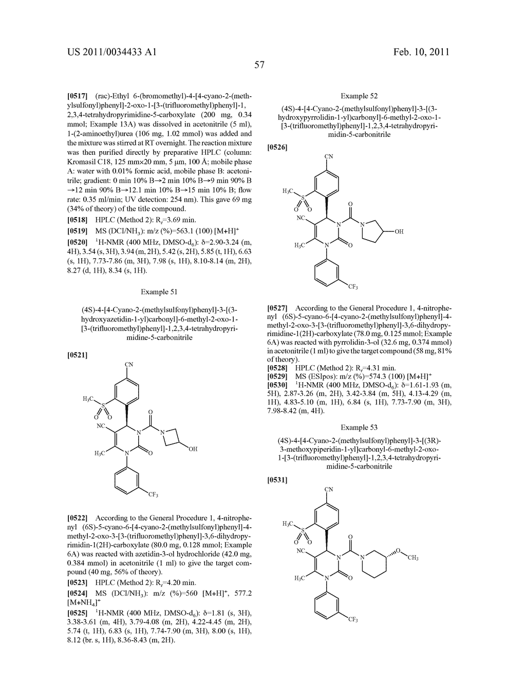 4-(4-CYANO-2-THIOARYL)DIHYDROPYRIMIDINONES AND THEIR USE - diagram, schematic, and image 58