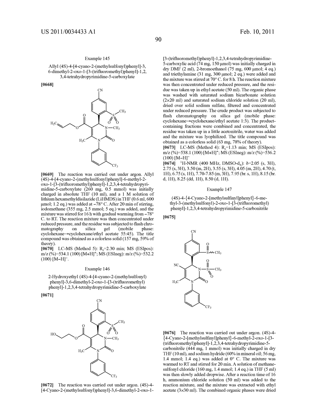 4-(4-CYANO-2-THIOARYL)DIHYDROPYRIMIDINONES AND THEIR USE - diagram, schematic, and image 91