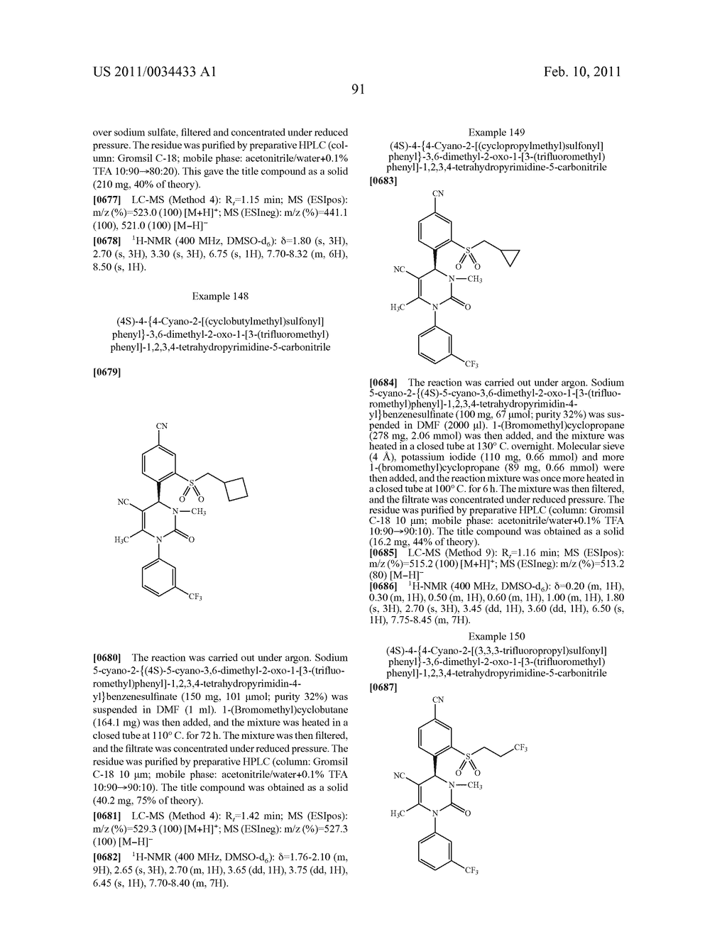 4-(4-CYANO-2-THIOARYL)DIHYDROPYRIMIDINONES AND THEIR USE - diagram, schematic, and image 92