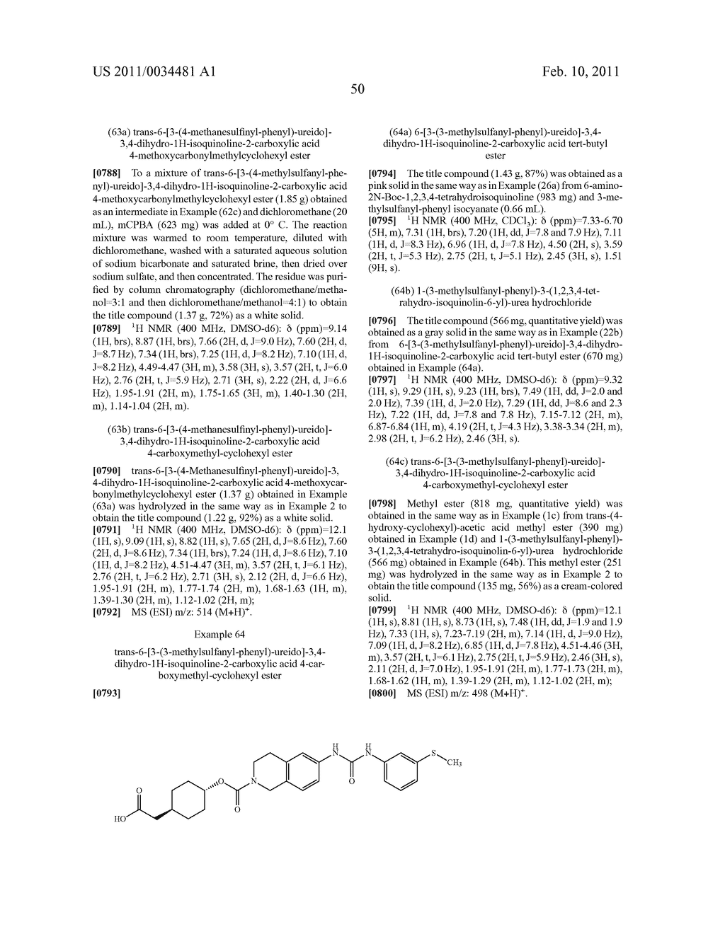 NOVEL TETRAHYDROISOQUINOLINE DERIVATIVE - diagram, schematic, and image 51