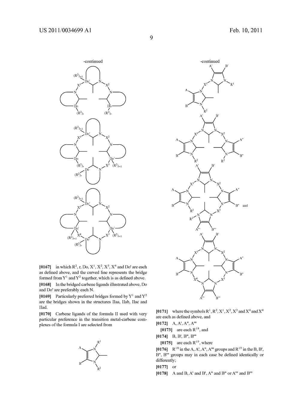 USE IN OLEDS OF TRANSITION METAL CARBENE COMPLEXES THAT CONTAIN NO CYCLOMETALLATION VIA NON-CARBENES - diagram, schematic, and image 10