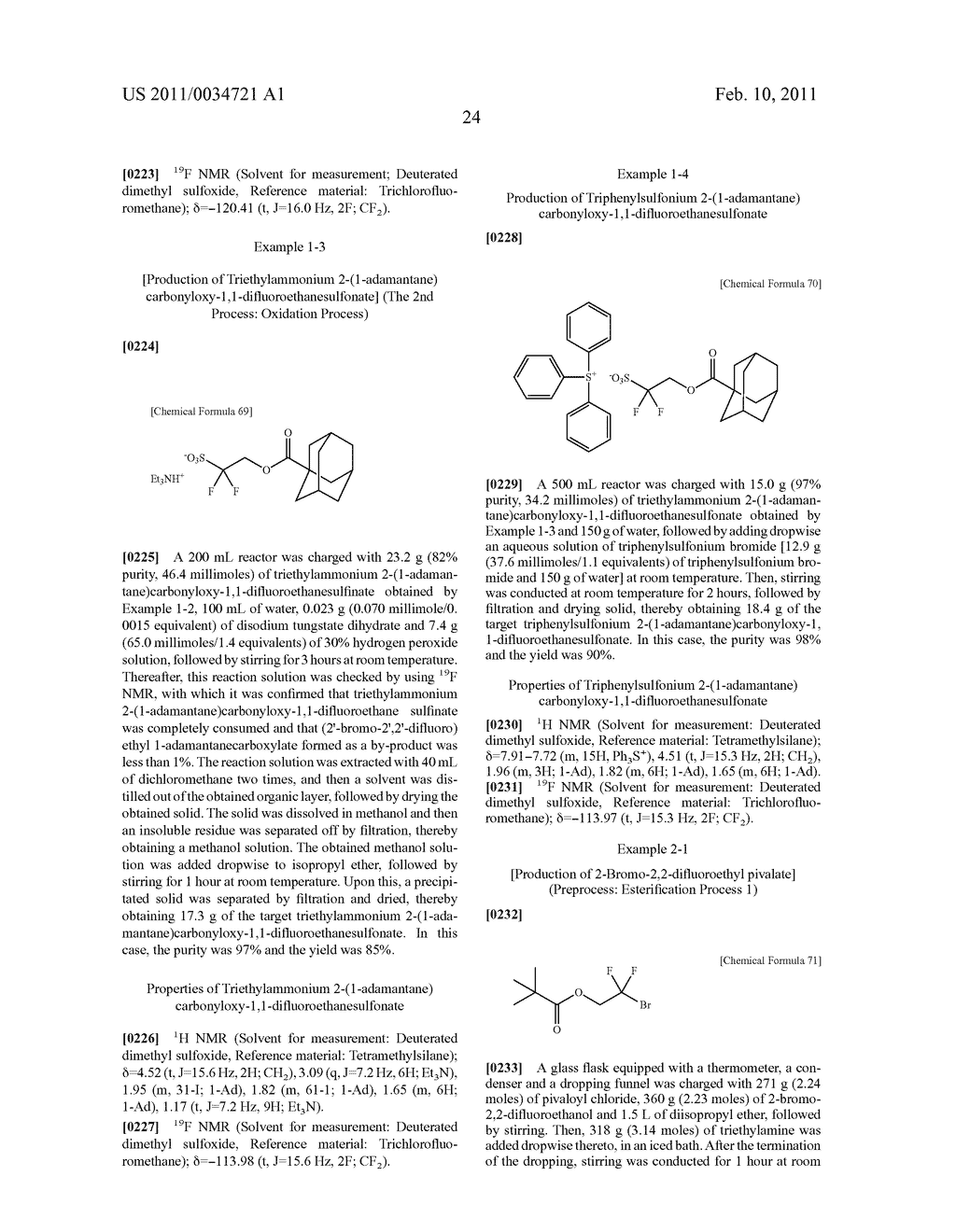 2-(Alkylcarbonyloxy)-1, 1-Difluoroethanesulfonic Acid Salt and Method for Producing the Same - diagram, schematic, and image 25