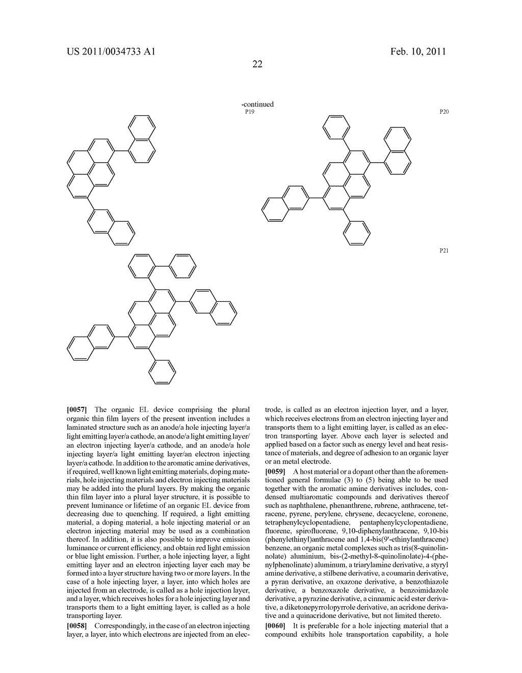 AROMATIC AMINE DERIVATIVE AND ORGANIC ELECTROLUMINESCENCE DEVICE USING THE SAME - diagram, schematic, and image 27