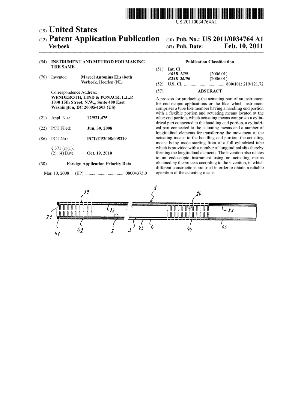 INSTRUMENT AND METHOD FOR MAKING THE SAME - diagram, schematic, and image 01