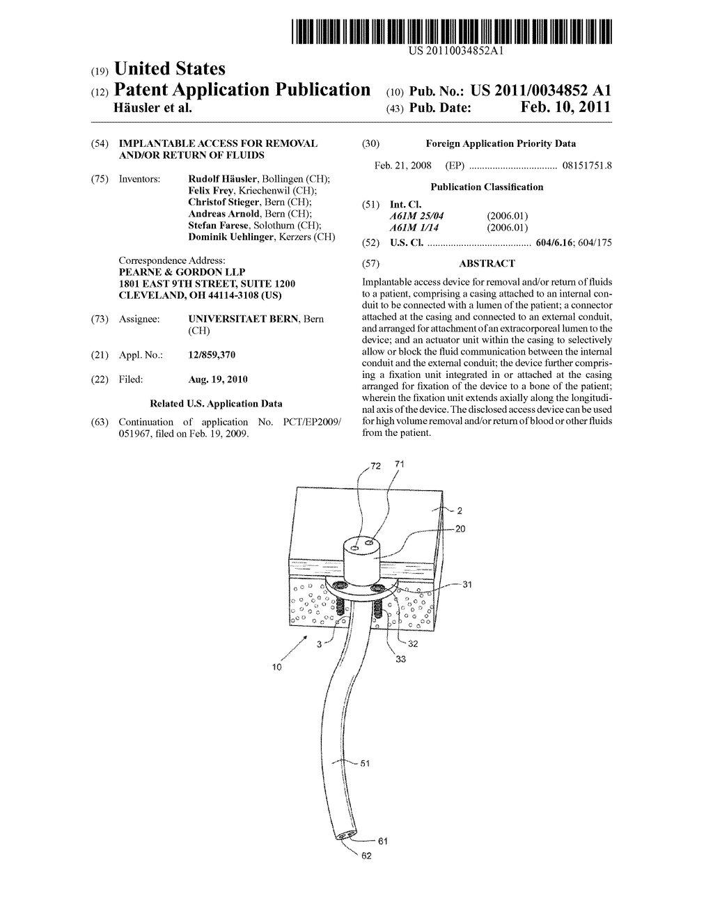 IMPLANTABLE ACCESS FOR REMOVAL AND/OR RETURN OF FLUIDS - diagram, schematic, and image 01