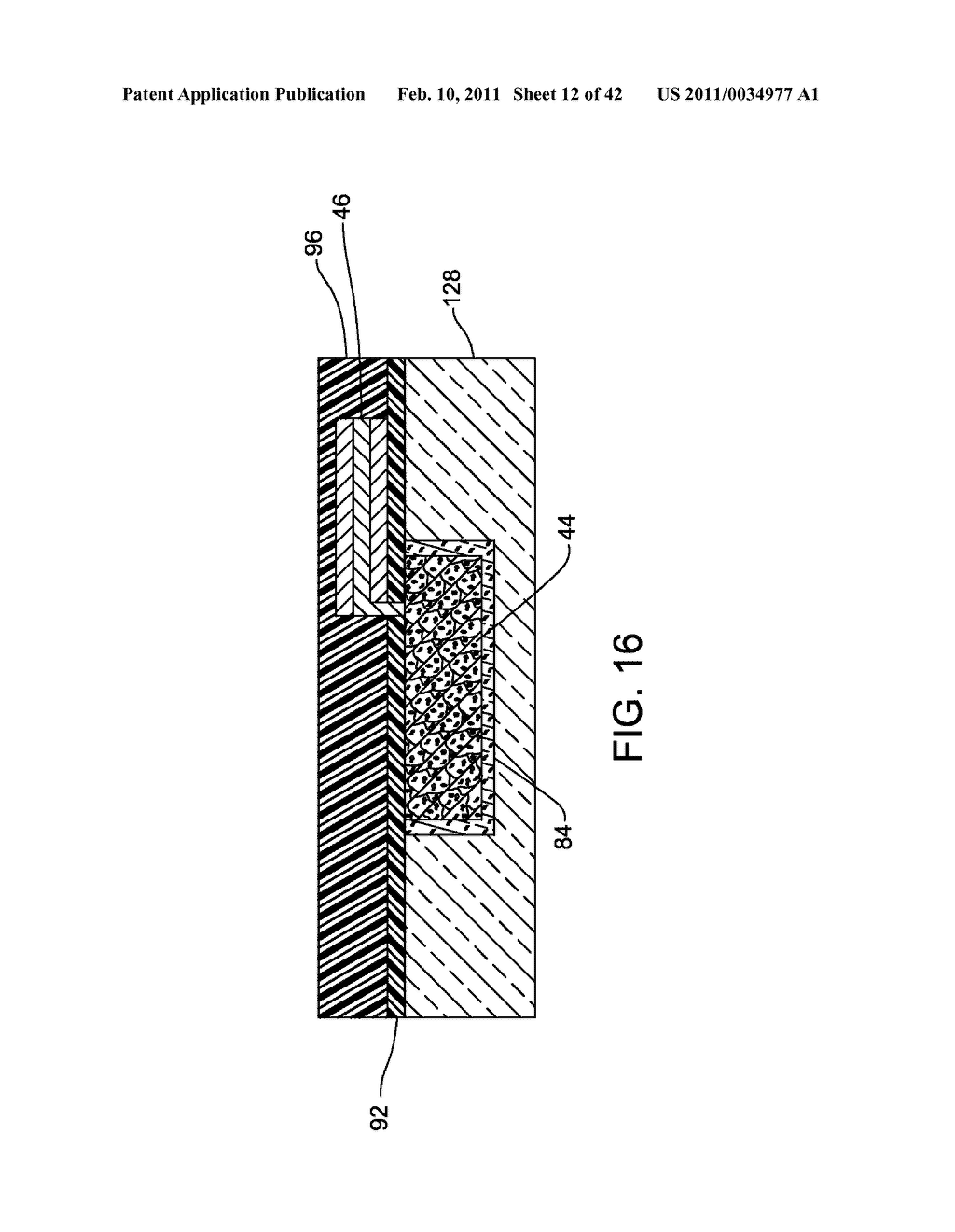 IMPLANTABLE ELECTRODE ARRAY ASSEMBLY INCLUDING A CARRIER FOR SUPPORTING THE ELECTRODES AND CONTROL MODULES FOR REGULATING OPERATION OF THE ELECTRODES EMBEDDED IN THE CARRIER, AND METHOD OF MAKING SAME - diagram, schematic, and image 13