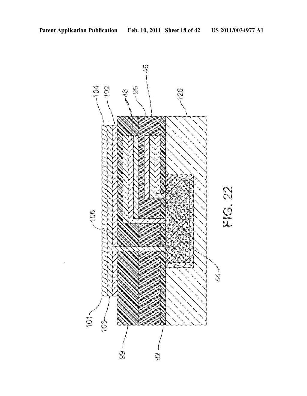 IMPLANTABLE ELECTRODE ARRAY ASSEMBLY INCLUDING A CARRIER FOR SUPPORTING THE ELECTRODES AND CONTROL MODULES FOR REGULATING OPERATION OF THE ELECTRODES EMBEDDED IN THE CARRIER, AND METHOD OF MAKING SAME - diagram, schematic, and image 19