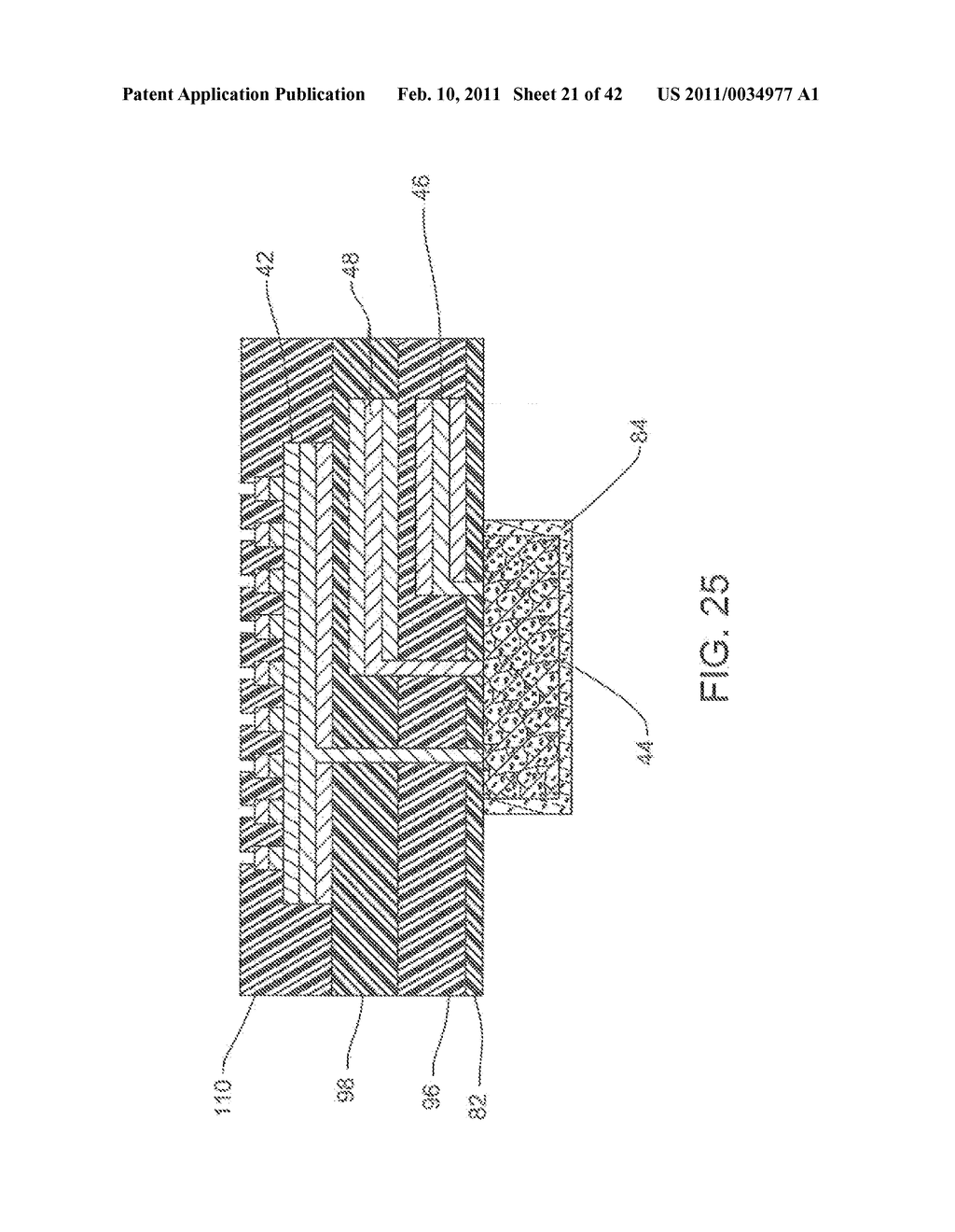 IMPLANTABLE ELECTRODE ARRAY ASSEMBLY INCLUDING A CARRIER FOR SUPPORTING THE ELECTRODES AND CONTROL MODULES FOR REGULATING OPERATION OF THE ELECTRODES EMBEDDED IN THE CARRIER, AND METHOD OF MAKING SAME - diagram, schematic, and image 22