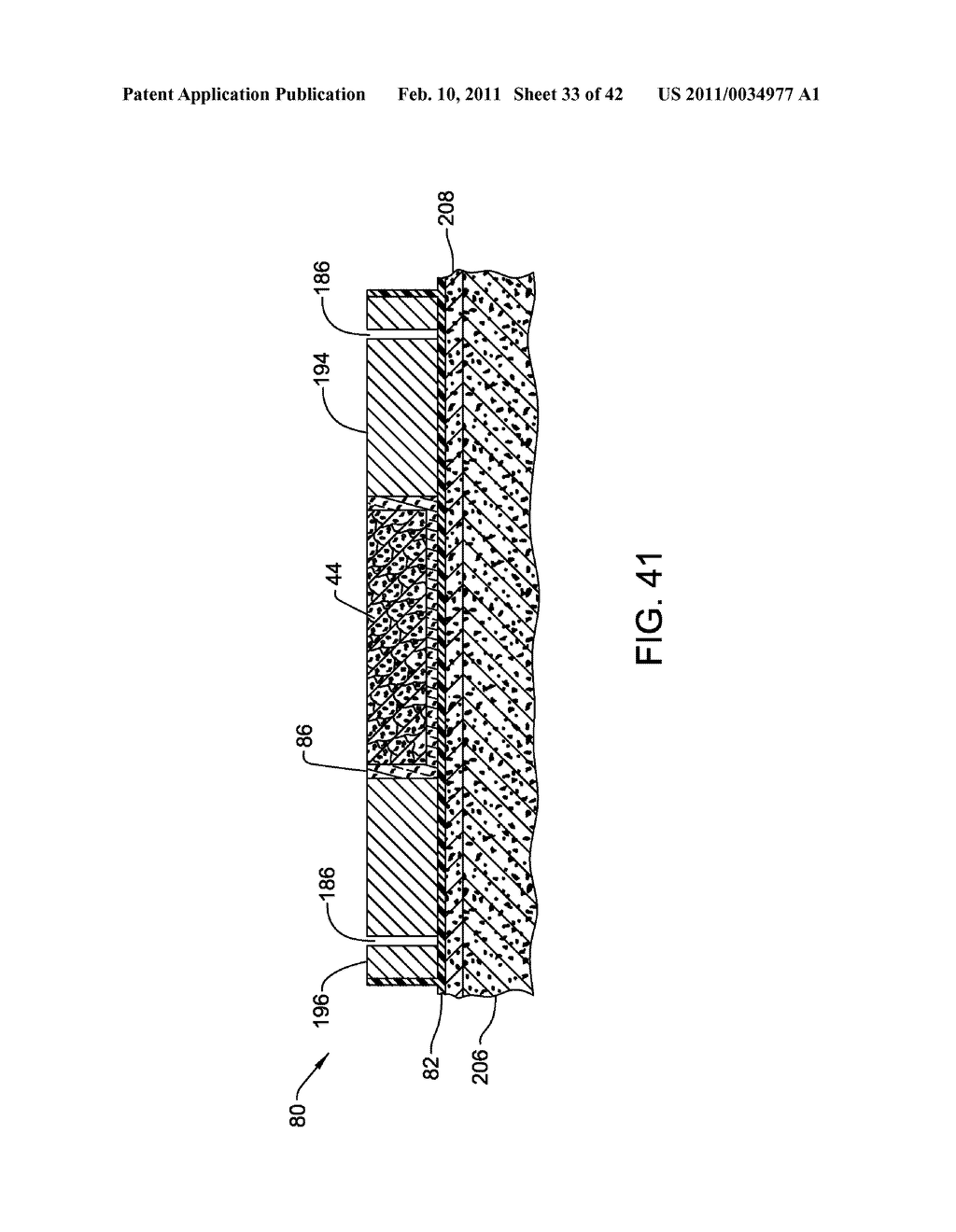 IMPLANTABLE ELECTRODE ARRAY ASSEMBLY INCLUDING A CARRIER FOR SUPPORTING THE ELECTRODES AND CONTROL MODULES FOR REGULATING OPERATION OF THE ELECTRODES EMBEDDED IN THE CARRIER, AND METHOD OF MAKING SAME - diagram, schematic, and image 34