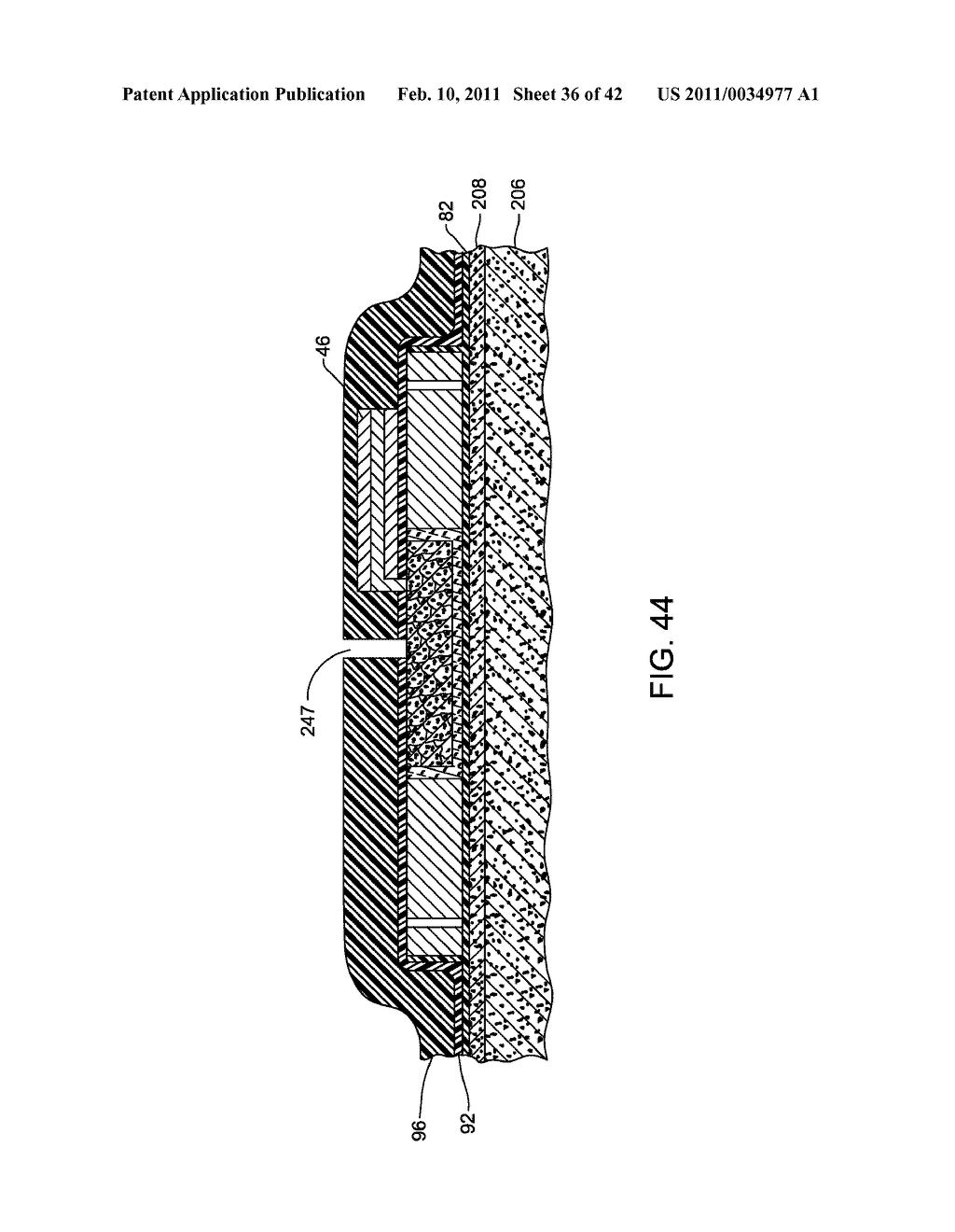 IMPLANTABLE ELECTRODE ARRAY ASSEMBLY INCLUDING A CARRIER FOR SUPPORTING THE ELECTRODES AND CONTROL MODULES FOR REGULATING OPERATION OF THE ELECTRODES EMBEDDED IN THE CARRIER, AND METHOD OF MAKING SAME - diagram, schematic, and image 37