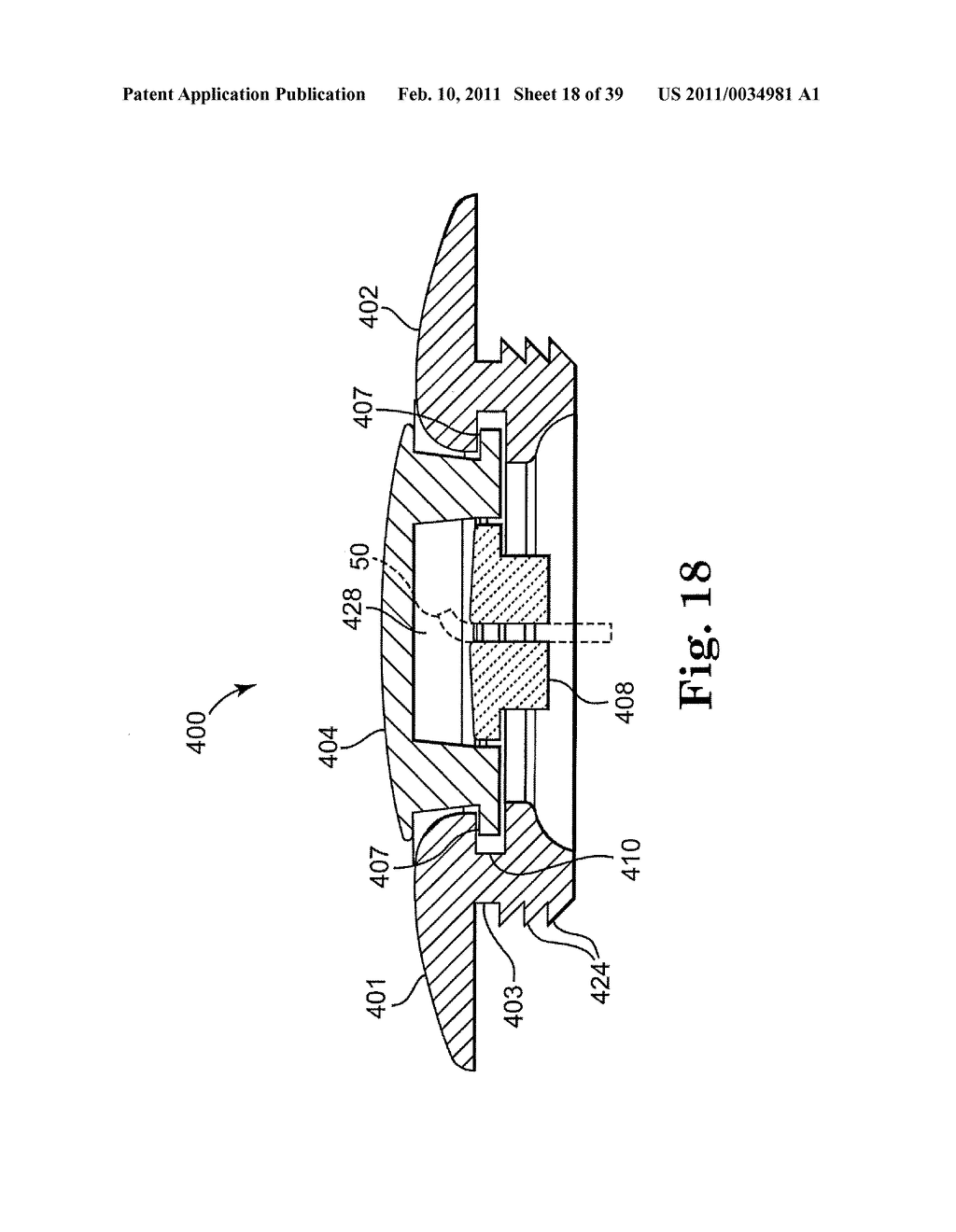 Apparatus for Securing a Therapy Delivery Device Within a Burr Hole and Method for Making Same - diagram, schematic, and image 19