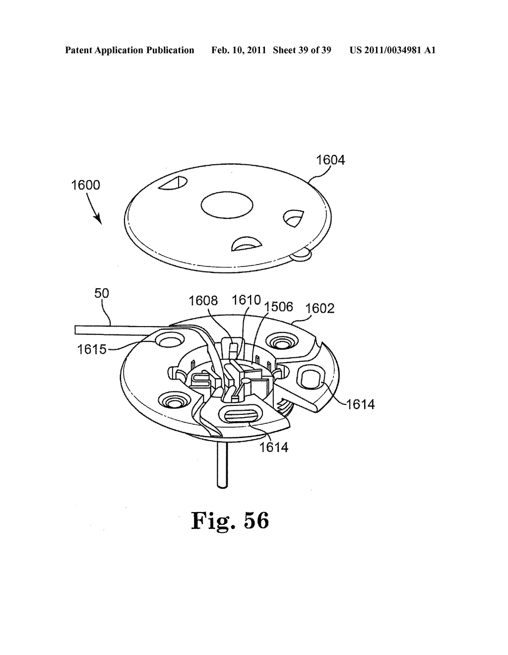 Apparatus for Securing a Therapy Delivery Device Within a Burr Hole and Method for Making Same - diagram, schematic, and image 40