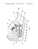 Portable mail sorting and consolodating method and machine diagram and image