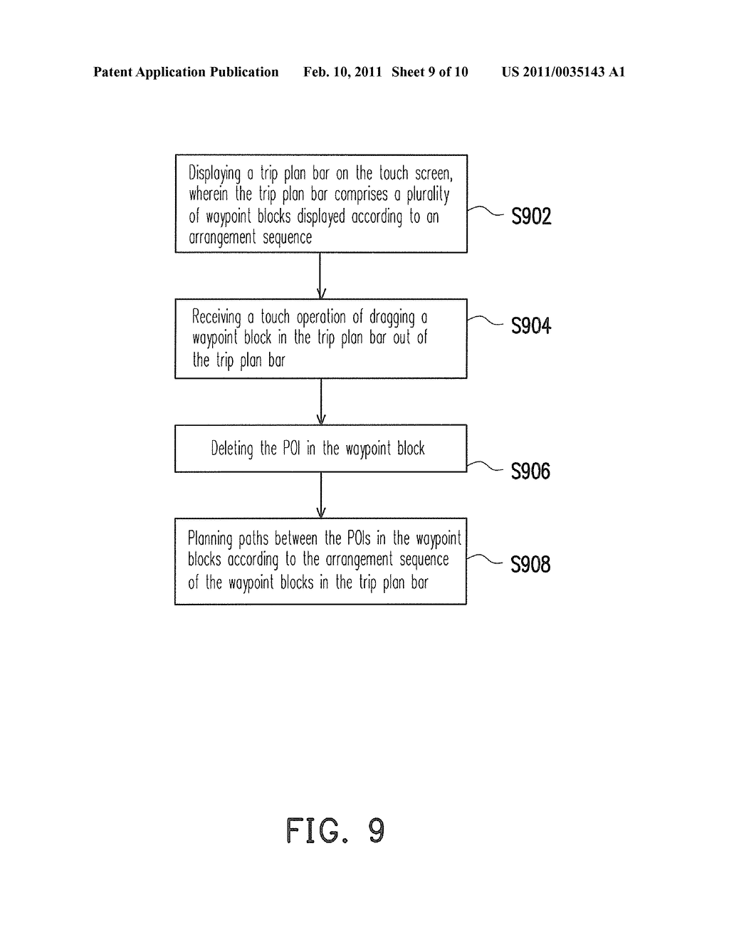 METHOD AND APPARATUS FOR TRIP PLANNING AND RECORDING MEDIUM - diagram, schematic, and image 10