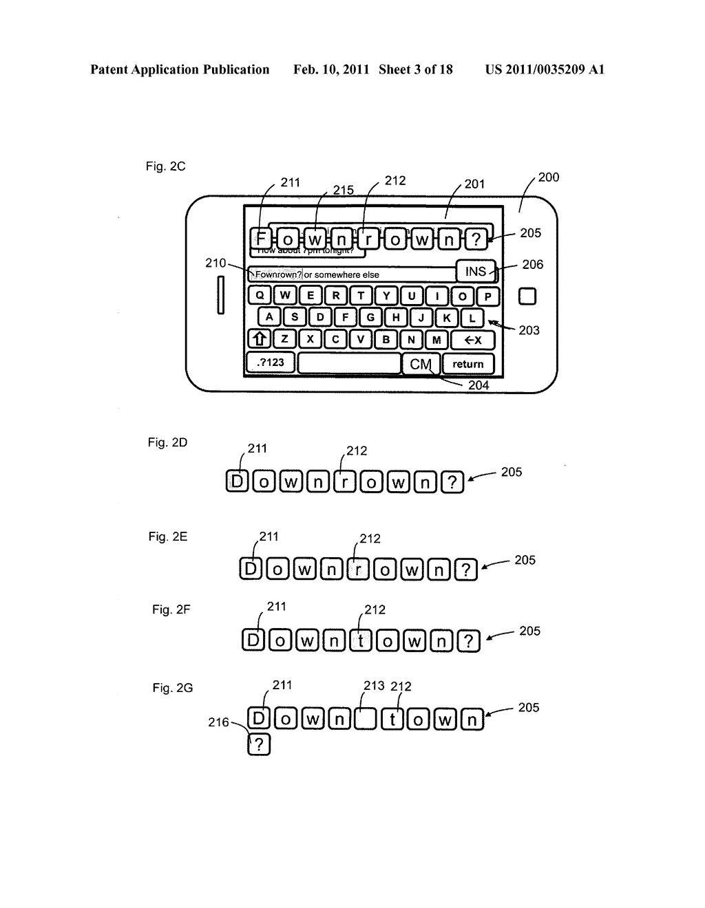 Entry of text and selections into computing devices - diagram, schematic, and image 04