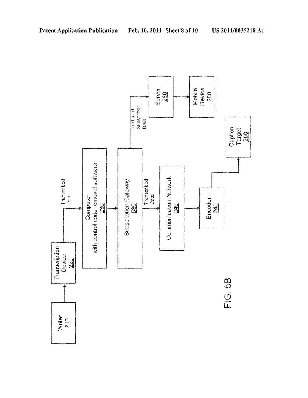 Live Media Captioning Subscription Framework for Mobile Devices - diagram, schematic, and image 09