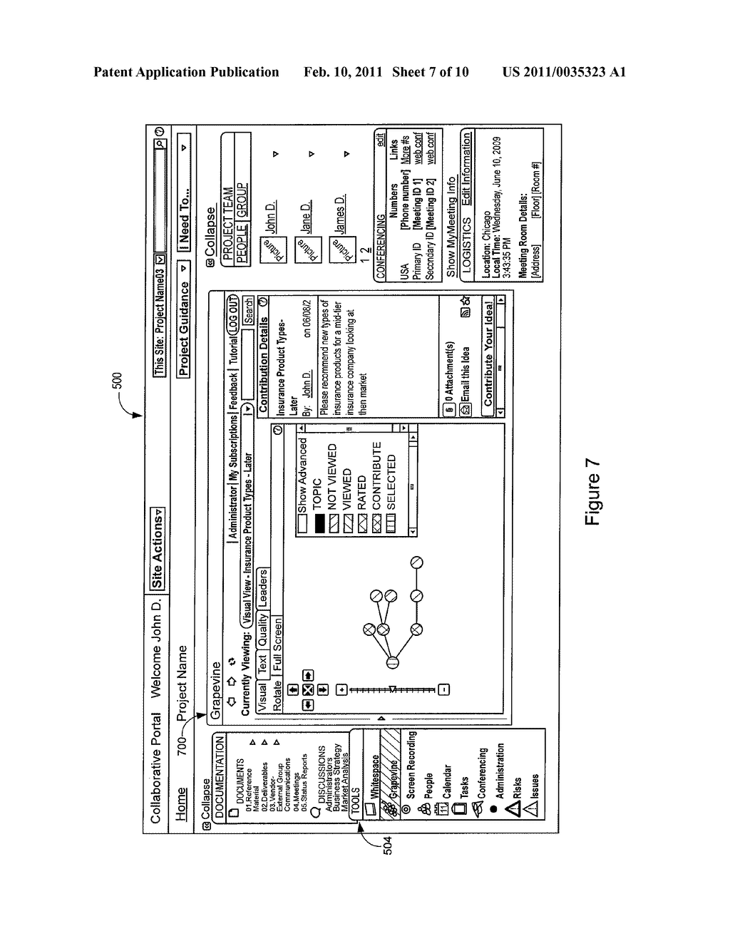 Electronic Process-Enabled Collaboration System - diagram, schematic, and image 08