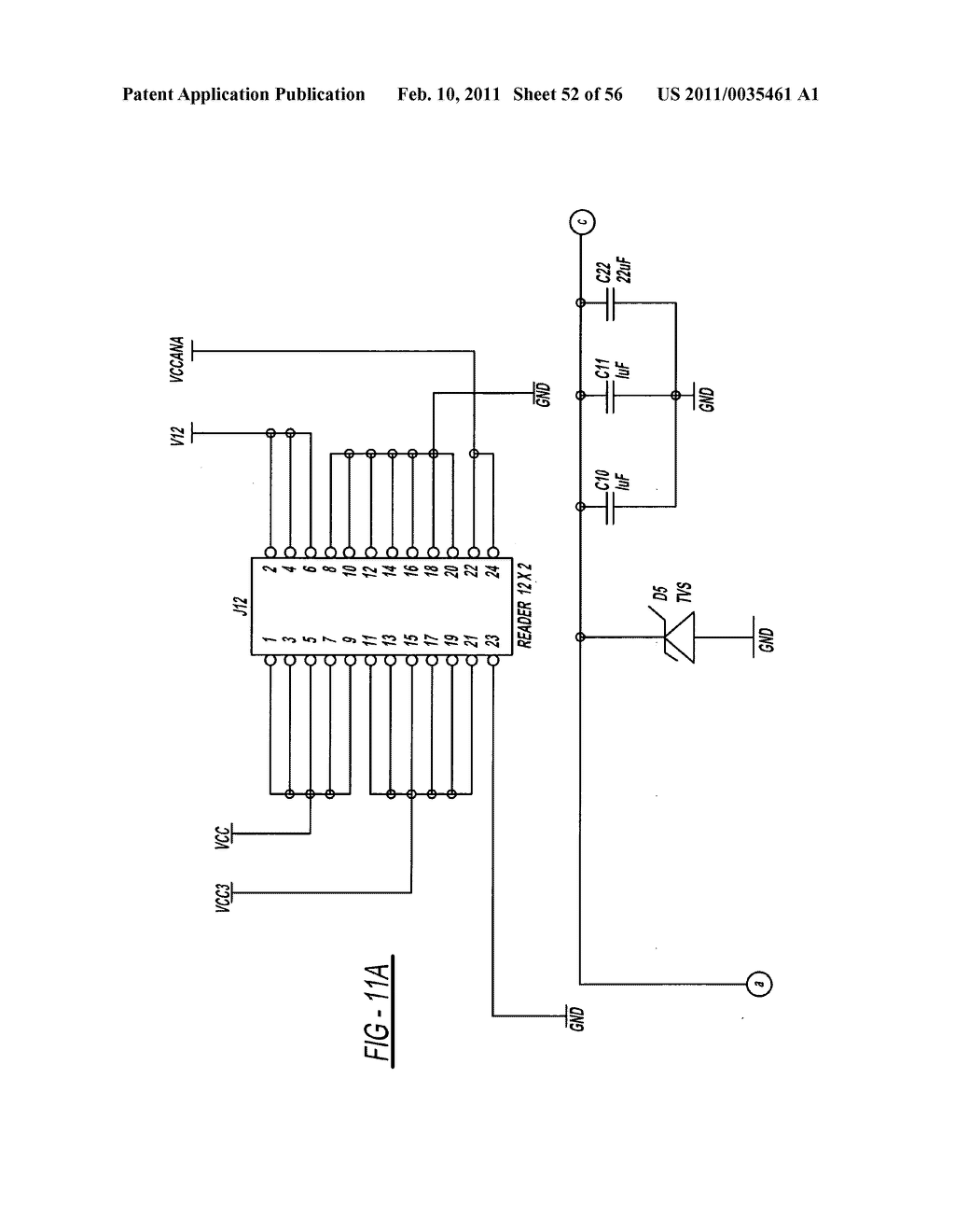 Protocol adapter for transferring diagnostic signals between in-vehicle networks and a computer - diagram, schematic, and image 53