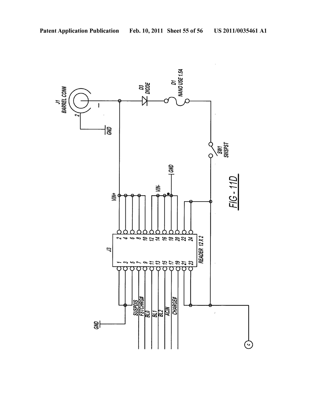 Protocol adapter for transferring diagnostic signals between in-vehicle networks and a computer - diagram, schematic, and image 56