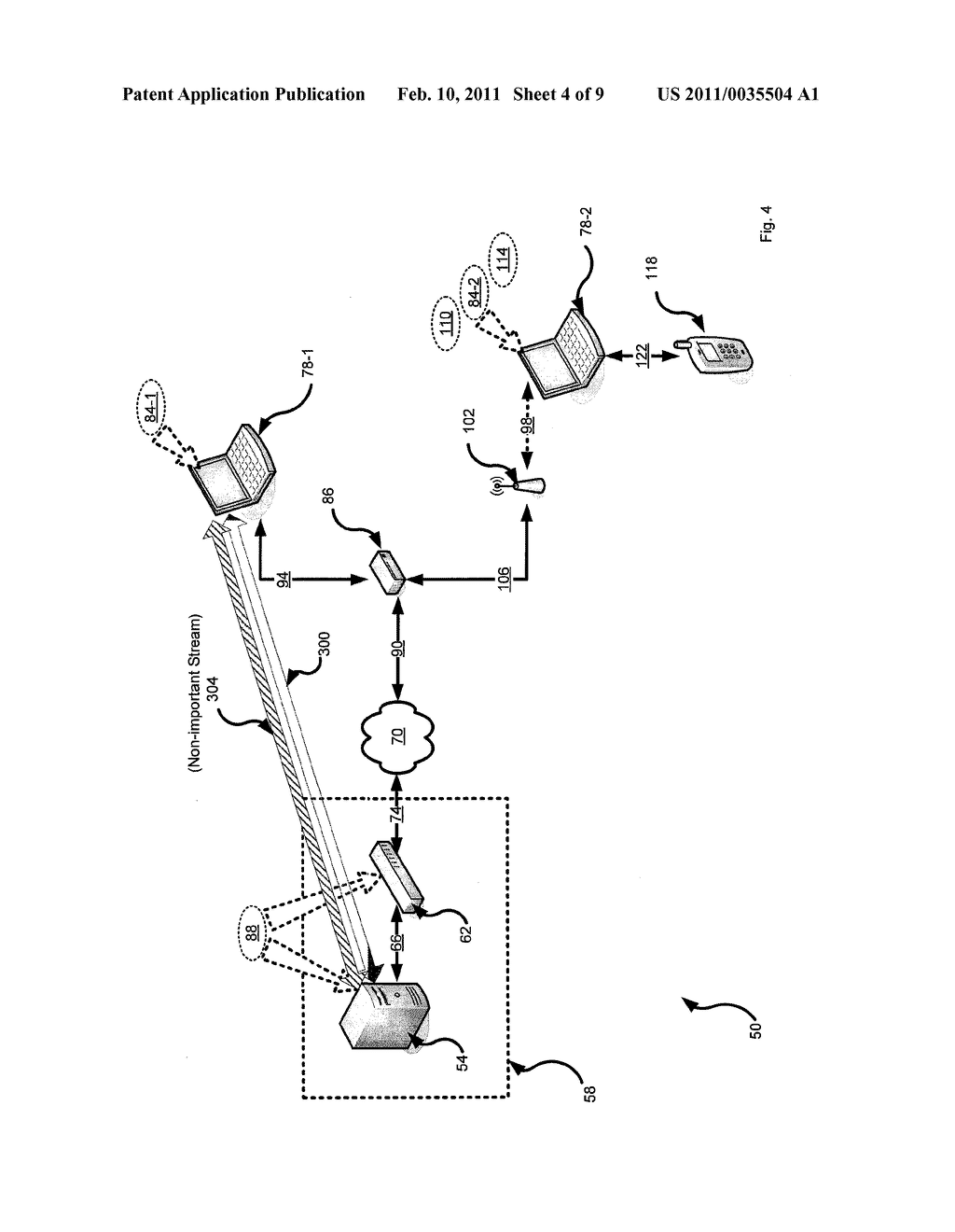 METHOD AND SYSTEM FOR CONDUCTING COMMUNICATIONS OVER A NETWORK - diagram, schematic, and image 05