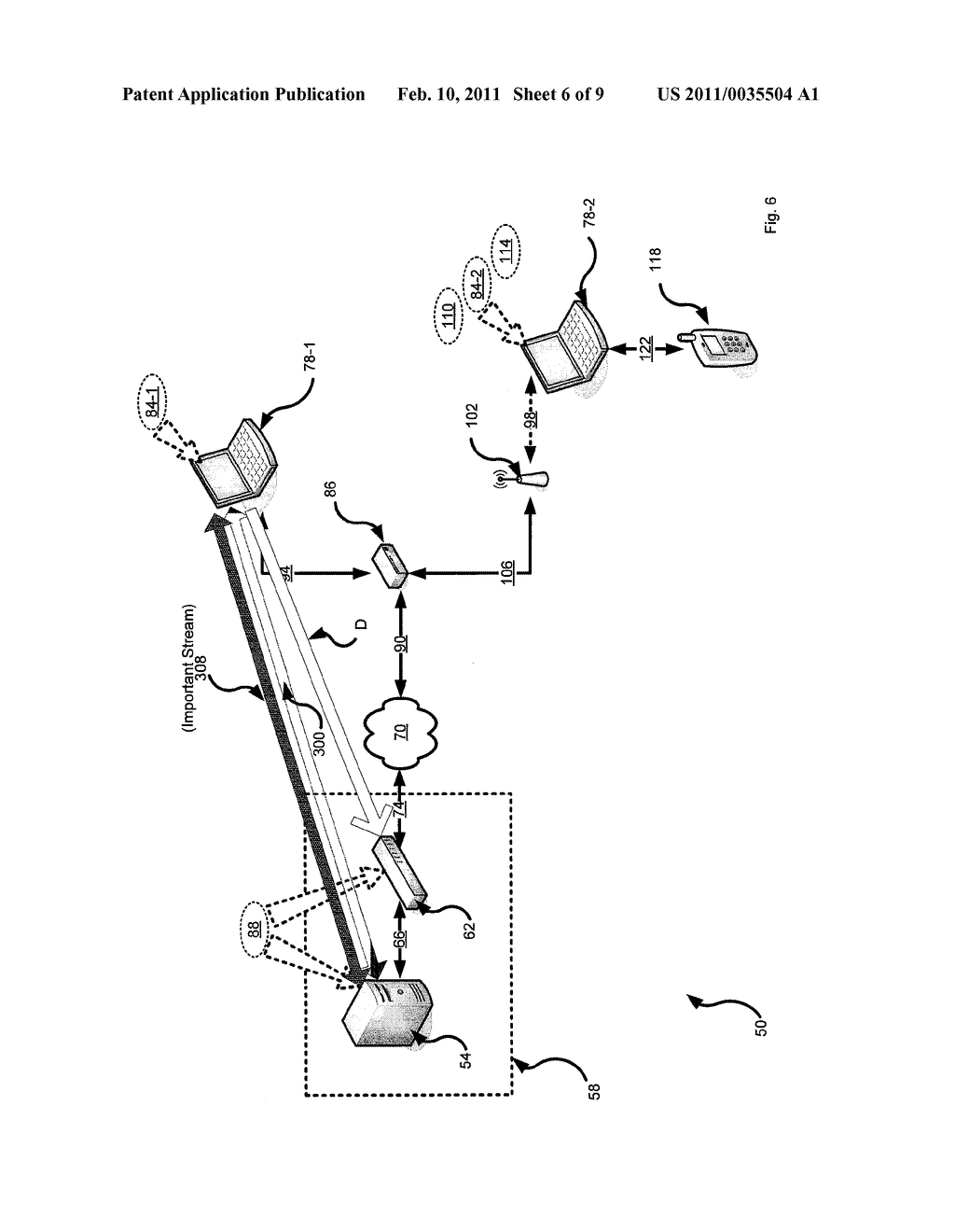 METHOD AND SYSTEM FOR CONDUCTING COMMUNICATIONS OVER A NETWORK - diagram, schematic, and image 07