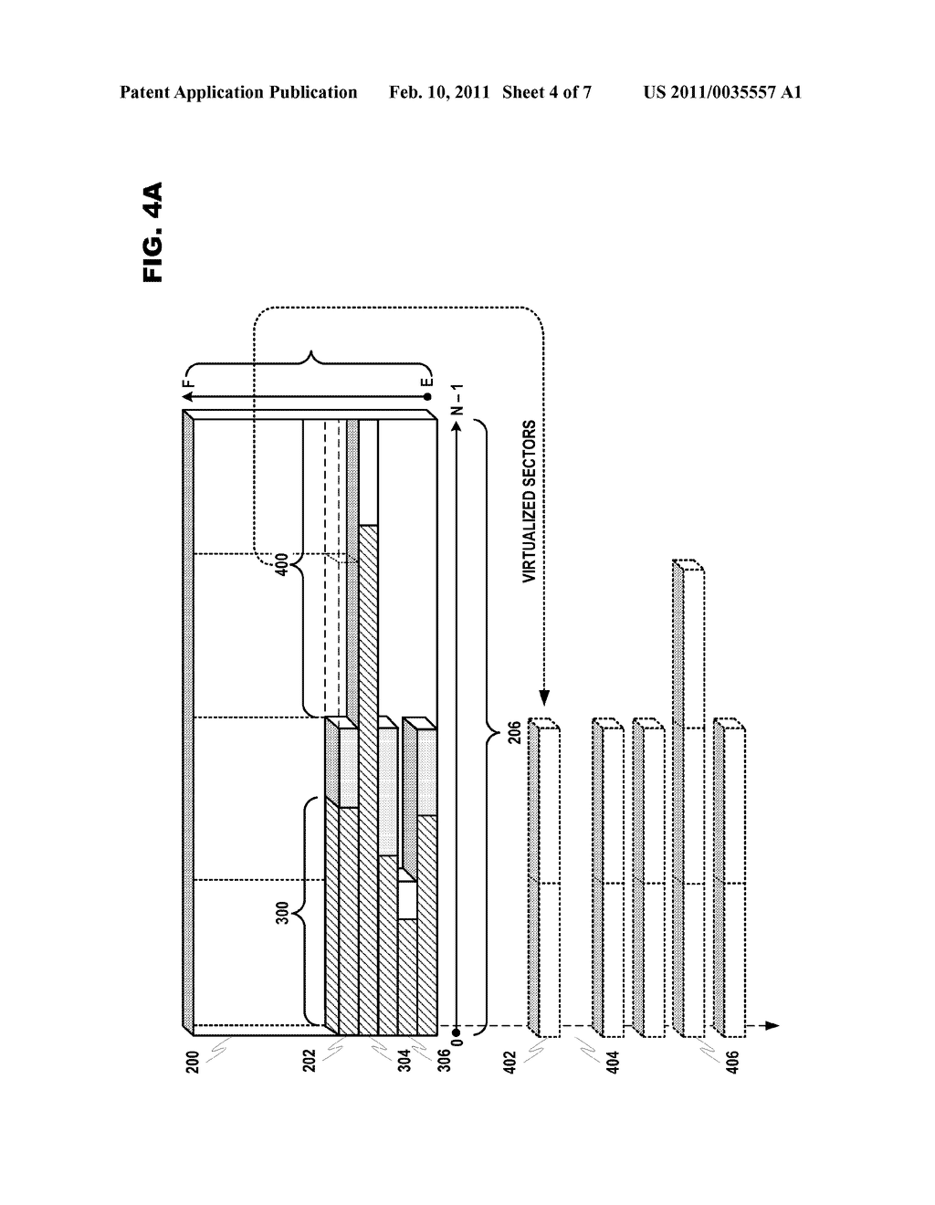 FRAGMENTATION REDUCTION USING VIRTUAL SECTORS FOR STATIC DATA - diagram, schematic, and image 05