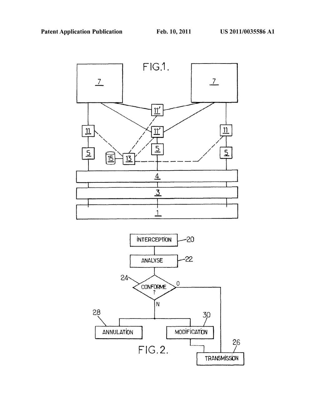 SYSTEM AND METHOD FOR SECURING A COMPUTER COMPRISING A MICROKERNEL - diagram, schematic, and image 02