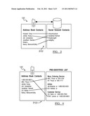 METHOD FOR INTEGRATING APPLICATIONS IN AN ELECTRONIC ADDRESS BOOK diagram and image